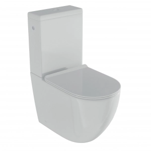 Vaso monoblocco Rimex Bianco lucido ROUND Vaso monoblocco Rimex Bianco lucido ROUND
