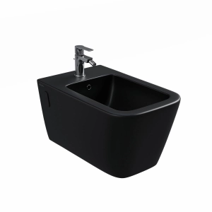 BIDET SOSPESO 1F KUBE NERO OPACO BIDET SOSPESO 1F KUBE NERO OPACO