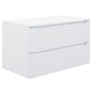 Base sospesa 2 cassetti S-LINE 80 BIANCO OPACO - L80xH45xP46 Base sospesa 2 cassetti S-LINE 80 BIANCO OPACO - L80xH45xP46
