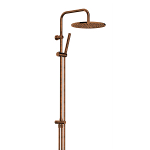 SET DOCCIA LIFE TONDO RAME SPAZZOLATO