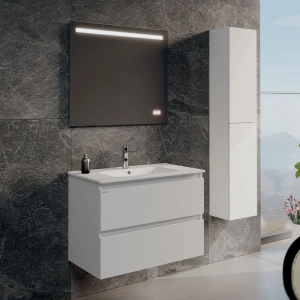 COMPOSIZIONE GIADA 80 BIANCO CON LAVABO INCASSO XS COMPOSIZIONE GIADA 80 BIANCO CON LAVABO INCASSO XS