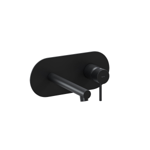 PARTI EXT LAVABO INCASSO 1 PIASTRA SLIM NERO OPACO
