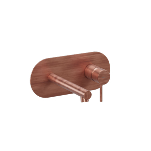 PARTI EXT LAVABO INCASSO 1 PIASTRA SLIM RAME SPAZZOLATO