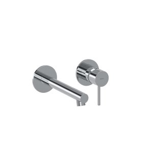 PARTI EXT LAVABO INCASSO 2 PIASTRE SLIM CROMO