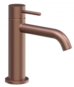 MISCELATORE LAVABO LIFE Ø34 Acciaio Inox 316L RAME SPAZZOLATO MISCELATORE LAVABO LIFE Ø34 Acciaio Inox 316L RAME SPAZZOLATO