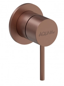 INCASSO DOCCIA LIFE Ø34 Acciaio Inox 316L RAME SPAZZOLATO INCASSO DOCCIA LIFE Ø34 Acciaio Inox 316L RAME SPAZZOLATO