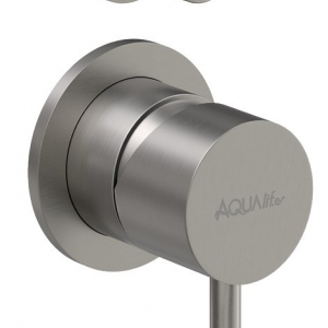 INCASSO DOCCIA CON DEVIATORE KUBE Ø45 Acciaio Inox 316L