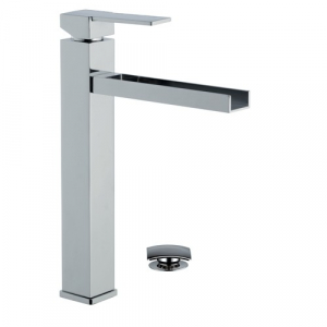 MISCELATORE LAVABO D' ARREDO A CASCATA DAFNE CROMO