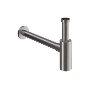 SIFONE LAVABO MINIMAL TONDO INOX SPAZZOLATO