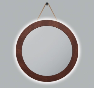 SPECCHIO TWINE IN ACCIAIO FINITURA CORTEN LED E CORDA SPECCHIO TWINE IN ACCIAIO FINITURA CORTEN LED E CORDA