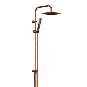 SET DOCCIA LIFE QUADRO RAME SPAZZOLATO