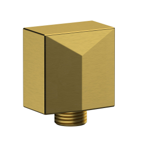 PRESA ACQUA 1/2 QUADRA ORO SPAZZOLATO