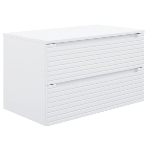 Base sospesa 2 cassetti S-LINE 100 BIANCO OPACO Base sospesa 2 cassetti S-LINE 100 BIANCO OPACO