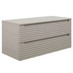 Base sospesa 2 cassetti S-LINE 100 TORTORA OPACO Base sospesa 2 cassetti S-LINE 100 TORTORA OPACO
