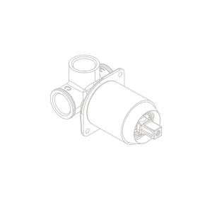 CORPO x INCASSO DOCCIA NORMALE BIANCO OPACO