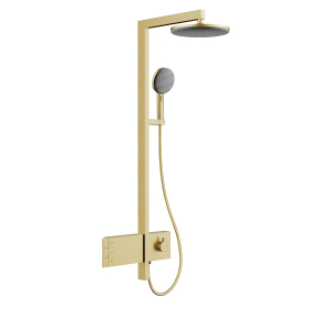 COLONNA DOCCIA ELYS MECCANICA ORO SPAZZOLATO