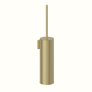 Porta scopino in ACCIAIO INOX 316L LIFE DA PARETE ORO SPAZZOLATO
