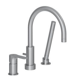 MISCELATORE BORDO VASCA COMPASS VISUAL INOX